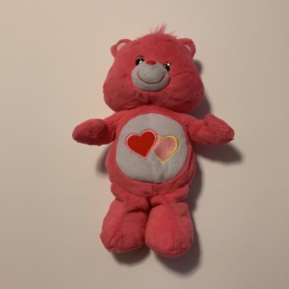 Care Bears “Loves a Lot” Pink Teddy Bear - Picture 2 of 7
